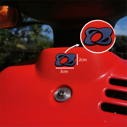 Embleme logo MBK miroir