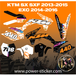 KTM SX SXF 2013-2015 EXC...