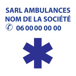 Pack signalétique ambulance